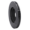 623-68012L Drilled Brake Rotor [Black], 2008-2021 Infiniti/Nissan, Position: Front Left - image 1
