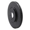 623-68012L Drilled Brake Rotor [Black], 2008-2021 Infiniti/Nissan, Position: Front Left - image 3