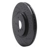 623-68012R Drilled Brake Rotor [Black], 2008-2021 Infiniti/Nissan, Position: Front Right - image 3
