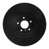 623-68012R Drilled Brake Rotor [Black], 2008-2021 Infiniti/Nissan, Position: Front Right - image 4