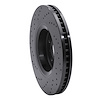 623-68014R Drilled Brake Rotor [Black], 2005-2014 Infiniti/Nissan, Position: Front Right - image 1