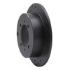 623-72021R Drilled Brake Rotor [Black], 1992-2004 Multiple Makes/Models, Position: Rear Right - image 2