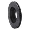 623-72039L Drilled Brake Rotor [Black], 2004-2004 Mitsubishi, Position: Front Left - image 4