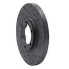 623-72047R Drilled Brake Rotor [Black], 1979-1986 Multiple Makes/Models, Position: Front Right - image 2