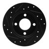 623-73007R Drilled Brake Rotor [Black], 1982-1998 Audi/Volkswagen, Position: Rear Right - image 4