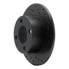 623-73012R Drilled Brake Rotor [Black], 1989-1991 Audi/Volkswagen, Position: Rear Right - image 4