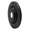 623-73051R Drilled Brake Rotor [Black], 2007-2011 Audi/Volkswagen, Position: Rear Right - image 2
