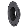 623-74014L Drilled Brake Rotor [Black], 1996-2005 Audi/Volkswagen, Position: Rear Left - image 1