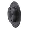 623-74014L Drilled Brake Rotor [Black], 1996-2005 Audi/Volkswagen, Position: Rear Left - image 2