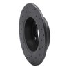 623-74014R Drilled Brake Rotor [Black], 1996-2005 Audi/Volkswagen, Position: Rear Right - image 3