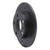 623-74019L Drilled Brake Rotor [Black], 1998-2020 Multiple Makes/Models, Position: Rear Left - image 2