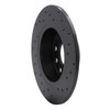623-74031L Drilled Brake Rotor [Black], Fits Select Multiple Makes/Models, Position: Rear Left - image 2