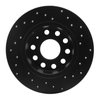 623-74031L Drilled Brake Rotor [Black], Fits Select Multiple Makes/Models, Position: Rear Left - image 3
