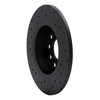 623-74031R Drilled Brake Rotor [Black], Fits Select Multiple Makes/Models, Position: Rear Right - image 3