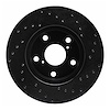 623-75003L Drilled Brake Rotor [Black], 1992-1998 Lexus/Toyota/Scion, Position: Front Left - image 1