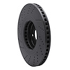 623-75024D Drilled Brake Rotor [Black], 2007-2011 Lexus/Toyota/Scion, Position: Right Front - image 1