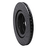 623-75026 Drilled Brake Rotor [Black], 2008-2014 Lexus/Toyota/Scion, Position: Front - image 1