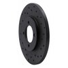 623-76006R Drilled Brake Rotor [Black], 1980-1983 Lexus/Toyota/Scion, Position: Front Right - image 3