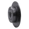 623-76065L Drilled Brake Rotor [Black], 1995-1999 Lexus/Toyota/Scion, Position: Rear Left - image 4