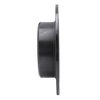 623-76065R Drilled Brake Rotor [Black], 1995-1999 Lexus/Toyota/Scion, Position: Rear Right - image 3
