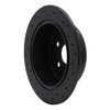 623-76066R Drilled Brake Rotor [Black], 1996-1999 Lexus/Toyota/Scion, Position: Rear Right - image 2