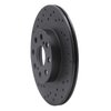 623-76073L Drilled Brake Rotor [Black], 2000-2005 Lexus/Toyota/Scion, Position: Rear Left - image 4