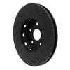 623-76085L Drilled Brake Rotor [Black], 2009-2015 Lexus/Toyota/Scion, Position: Front Left - image 4