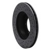 623-76115R Drilled Brake Rotor [Black], 1991-1998 Lexus/Toyota/Scion, Position: Front Right - image 3