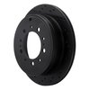 623-76137L Drilled Brake Rotor [Black], Fits Select Lexus/Toyota/Scion, Position: Rear Left - image 2