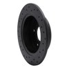623-80024R Drilled Brake Rotor [Black], 1989-1991 Ford/Lincoln/Mercury/Mazda, Position: Rear Right - image 3