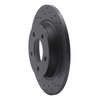 623-80040R Drilled Brake Rotor [Black], 2004-2013 Ford/Lincoln/Mercury/Mazda, Position: Rear Right - image 3