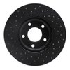 623-80065R Drilled Brake Rotor [Black], 2004-2015 Ford/Lincoln/Mercury/Mazda, Position: Front Right - image 4