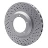 624-02012D GEOSPEC Drilled Rotor [Coated], 1982-1989 Porsche, Position: Right Front - image 2