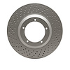 624-02013D GEOSPEC Drilled Rotor [Coated], 1982-1989 Porsche, Position: Left Front