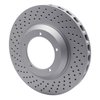 624-02013D GEOSPEC Drilled Rotor [Coated], 1982-1989 Porsche, Position: Left Front - image 2
