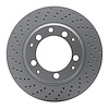 624-02015D GEOSPEC Drilled Rotor [Coated], 1978-1989 Porsche, Position: Rear Left