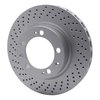 624-02025D GEOSPEC Drilled Rotor [Coated], 1994-1998 Porsche, Position: Left Front - image 2