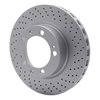 624-02026D GEOSPEC Drilled Rotor [Coated], 1994-1998 Porsche, Position: Right Front - image 2