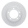 624-02027 GEOSPEC Drilled Rotor [Coated], 1994-1998 Porsche, Position: Rear
