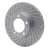 624-02032D GEOSPEC Drilled Rotor [Coated], 1998-2012 Porsche, Position: Left Front - image 2