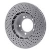 624-02032D GEOSPEC Drilled Rotor [Coated], 1998-2012 Porsche, Position: Left Front - image 4