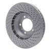 624-02036D GEOSPEC Drilled Rotor [Coated], Fits Select Porsche, Position: Left Front - image 4
