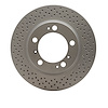 624-02039 GEOSPEC Drilled Rotor [Coated], 2000-2008 Porsche, Position: Rear - image 1