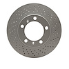 624-02042D GEOSPEC Drilled Rotor [Coated], 2005-2008 Porsche, Position: Right Front - image 1
