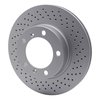624-02042D GEOSPEC Drilled Rotor [Coated], 2005-2008 Porsche, Position: Right Front - image 2