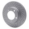 624-02043D GEOSPEC Drilled Rotor [Coated], 2005-2008 Porsche, Position: Left Front - image 2