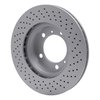 624-02043D GEOSPEC Drilled Rotor [Coated], 2005-2008 Porsche, Position: Left Front - image 4