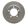 624-02044 GEOSPEC Drilled Rotor [Coated], Fits Select Porsche, Position: Rear