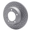 624-02044 GEOSPEC Drilled Rotor [Coated], Fits Select Porsche, Position: Rear - image 2