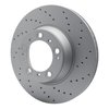 624-02067D GEOSPEC Drilled Rotor [Coated], 1999-2021 Porsche, Position: Rear Left - image 2